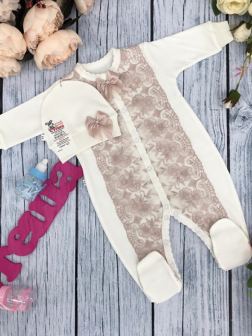 Купить оптом 216-П. Комбинезон с шапкой,100% хлопок интерлок в Прокопьевске